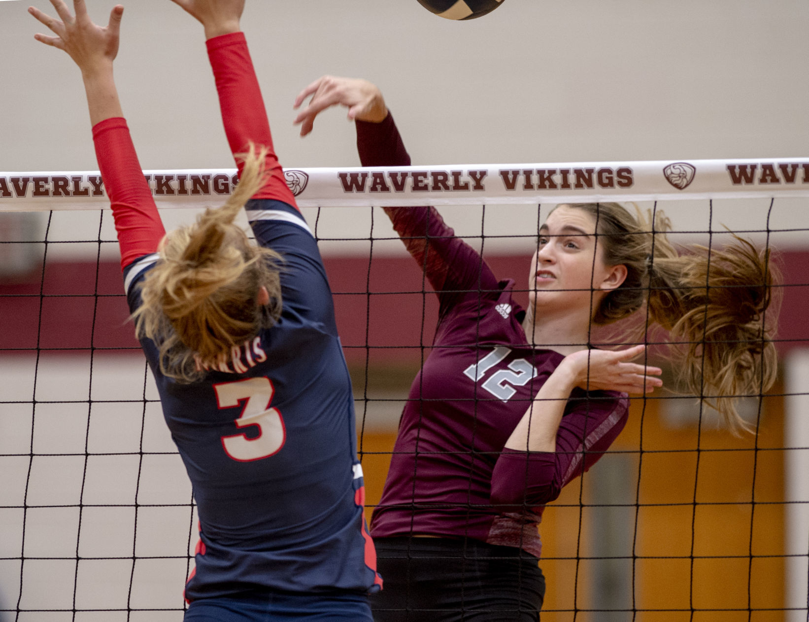Norris at Waverly volleyball, 9/17